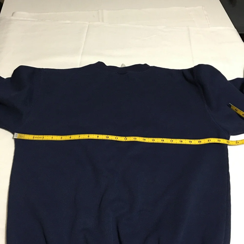 Vintage Carhartt Crewneck Sweatshirt Men Large Navy Blue Embroidered Logo